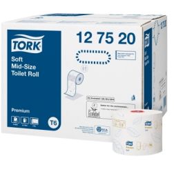 Tork Soft Mid-size Toiletpapir (127520), 27 ruller