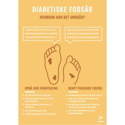 Fagplakat Diabetiske Fodsår, 50x70