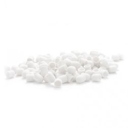 Slibehætte HVID, 10 mm, MEDIUM/GROV, 100 stk