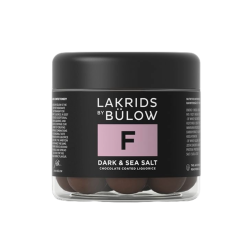 POINTVARE: Lakrids by bulow - Dark & Sea Salt, 115 g