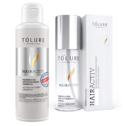 GAVEÆSKE m/Tolure HAIRACTIV Serum & Tolure HAIRACTIV Activating Shampoo - 