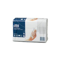 Tork Håndklædeark, Standard Natur (471103), genbrugspapir