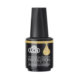 LCN Recolution Advanced Soak-off Color Polish, Glitter Gold